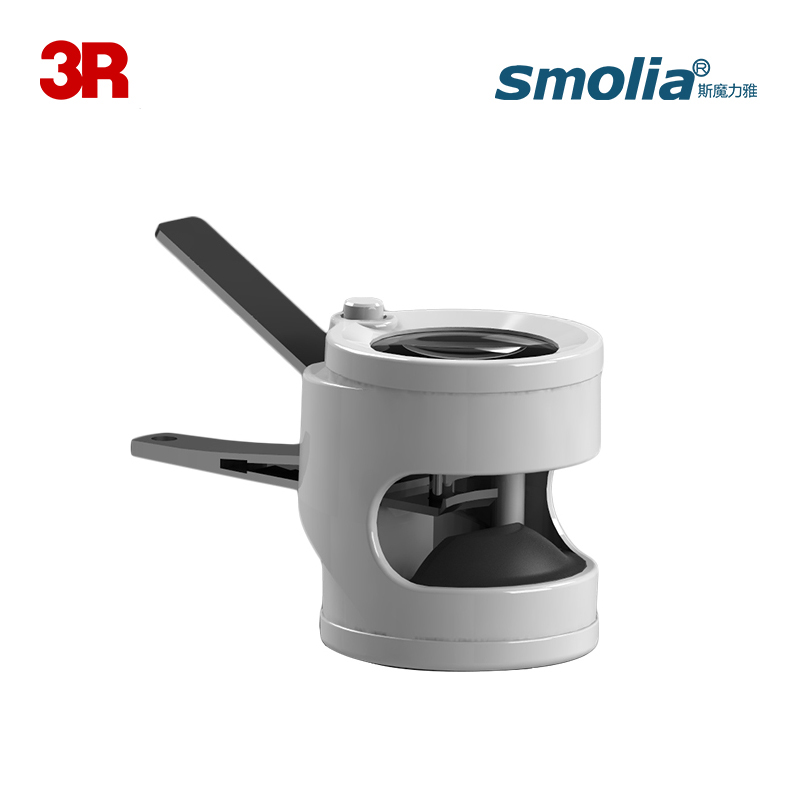 LED指甲放大镜3R-Smolia-Nail 白色 按键式开灯 防飞溅指甲、磁吸可拆卸,底部挫面磨甲
